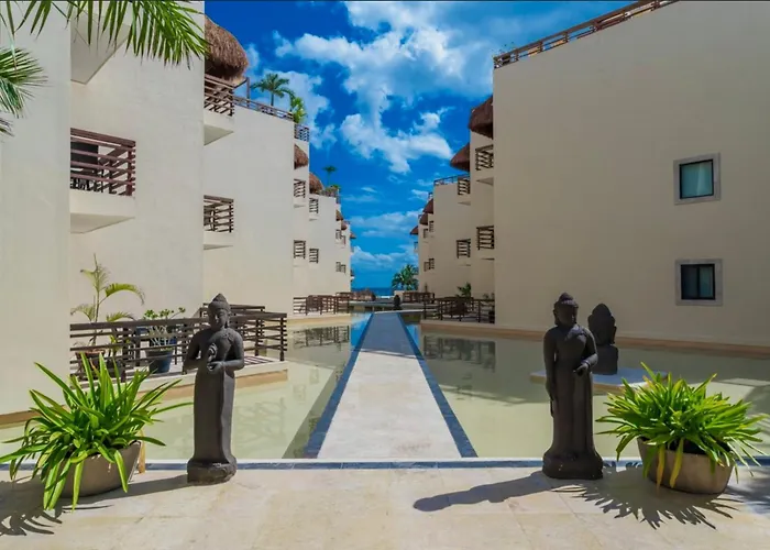 Departamento En Aldea Thai Con Terraza, Vista Al Mar Y Alberca Privada, 8 Personas Playa del Carmen
