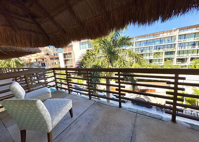 Apartamento Departamento En Aldea Thai Con Terraza, Vista Al Mar Y Alberca Privada, 8 Personas