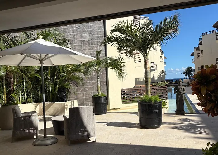 Departamento En Aldea Thai Con Terraza, Vista Al Mar Y Alberca Privada, 8 Personas Playa del Carmen
