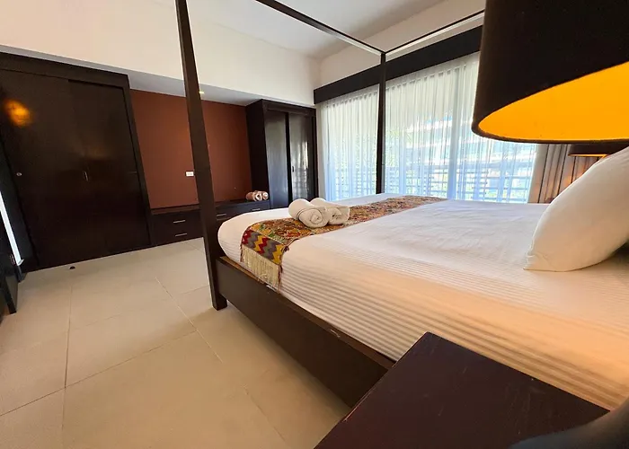 Apartamento Departamento En Aldea Thai Con Terraza, Vista Al Mar Y Alberca Privada, 8 Personas